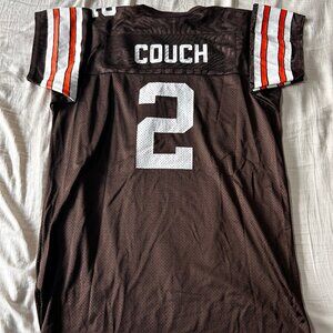 Cleveland Browns Football Jersey by Puma in Home Brown, #2 Tim Couch, Small